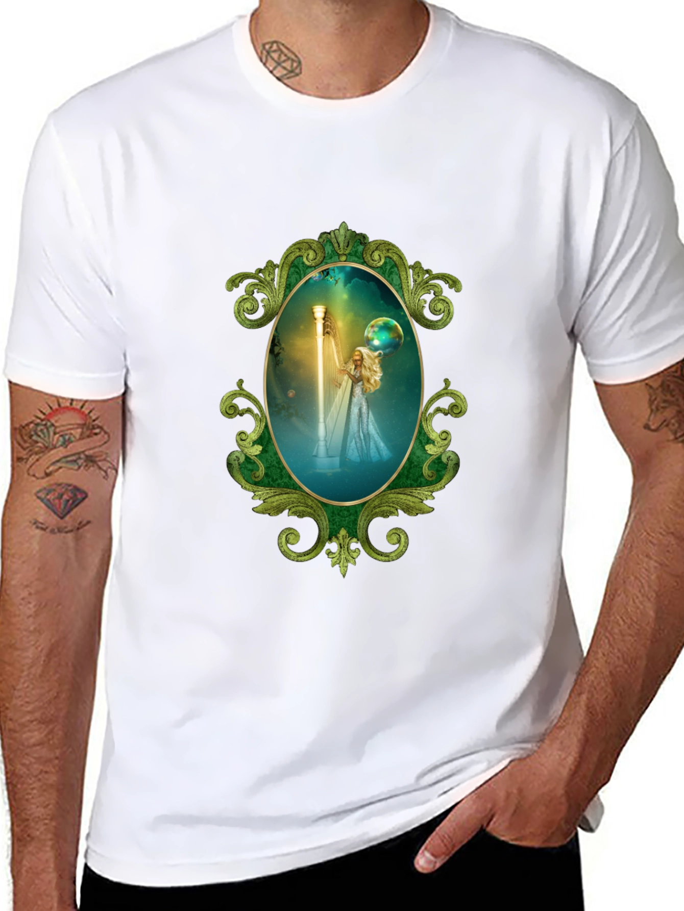 Mystic Framed Graphic Tee - Black