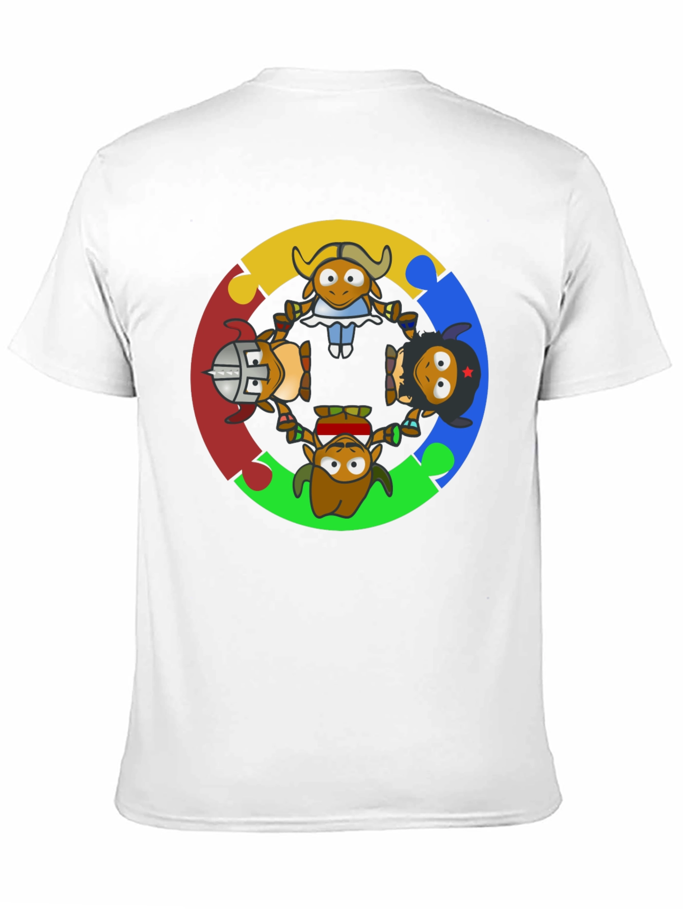 Cartoon Cultural Character T-Shirt
