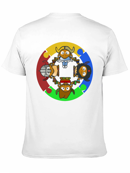 Cartoon Cultural Character T-Shirt
