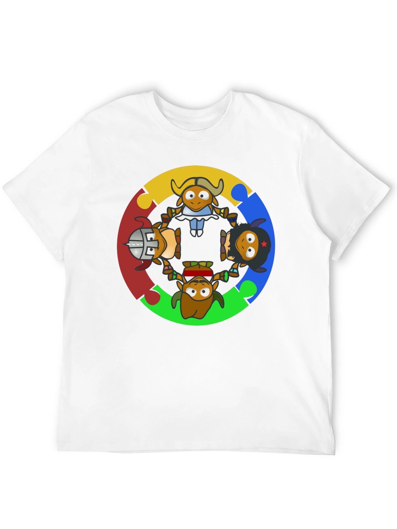 Cartoon Cultural Character T-Shirt