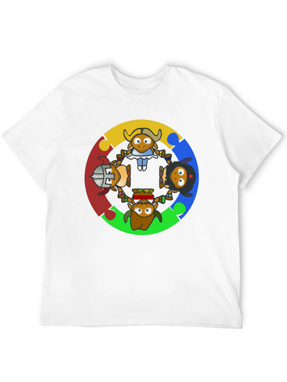 Cartoon Cultural Character T-Shirt