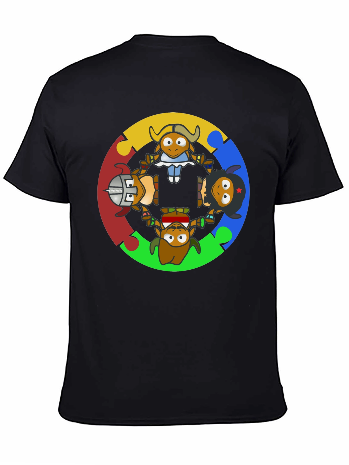Cartoon Cultural Character T-Shirt
