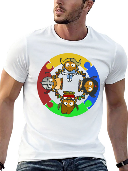 Cartoon Cultural Character T-Shirt