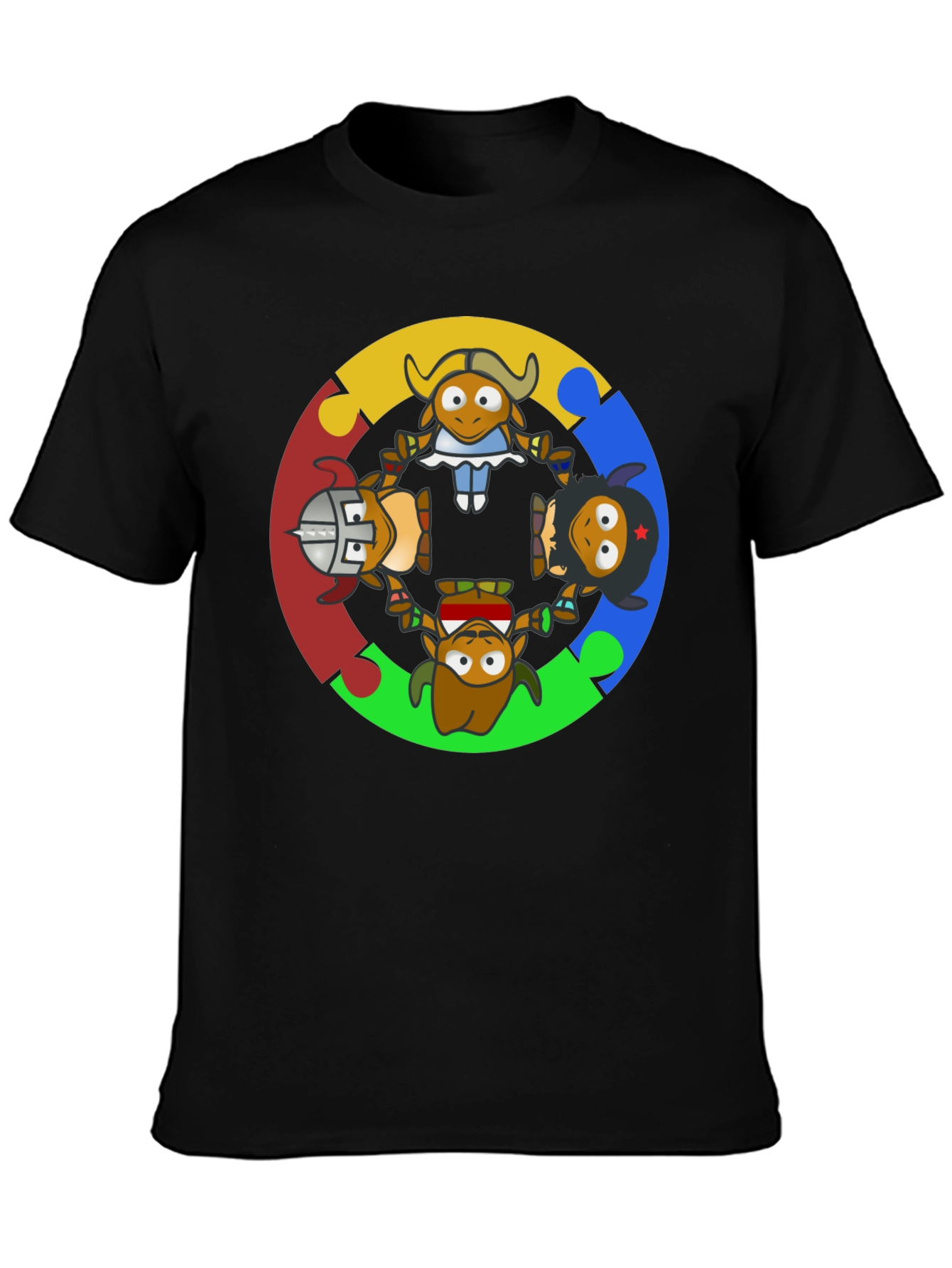 Cartoon Cultural Character T-Shirt