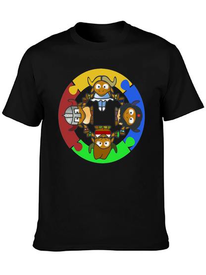 Cartoon Cultural Character T-Shirt