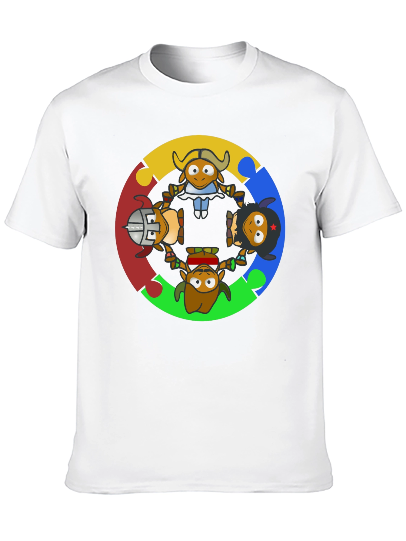 Cartoon Cultural Character T-Shirt
