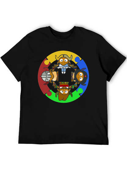 Cartoon Cultural Character T-Shirt