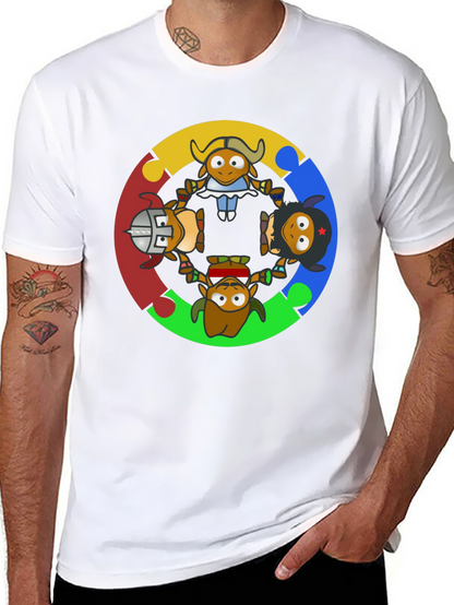 Cartoon Cultural Character T-Shirt