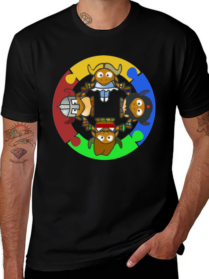 Cartoon Cultural Character T-Shirt