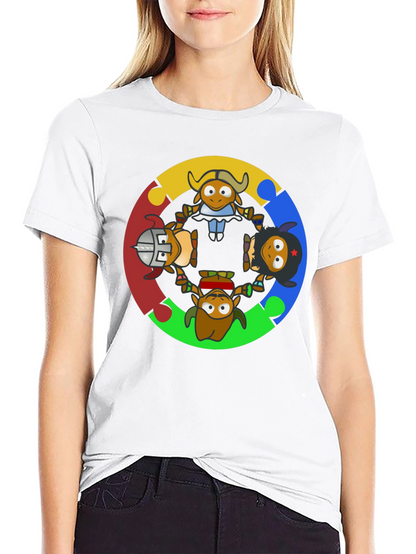 Cartoon Cultural Character T-Shirt