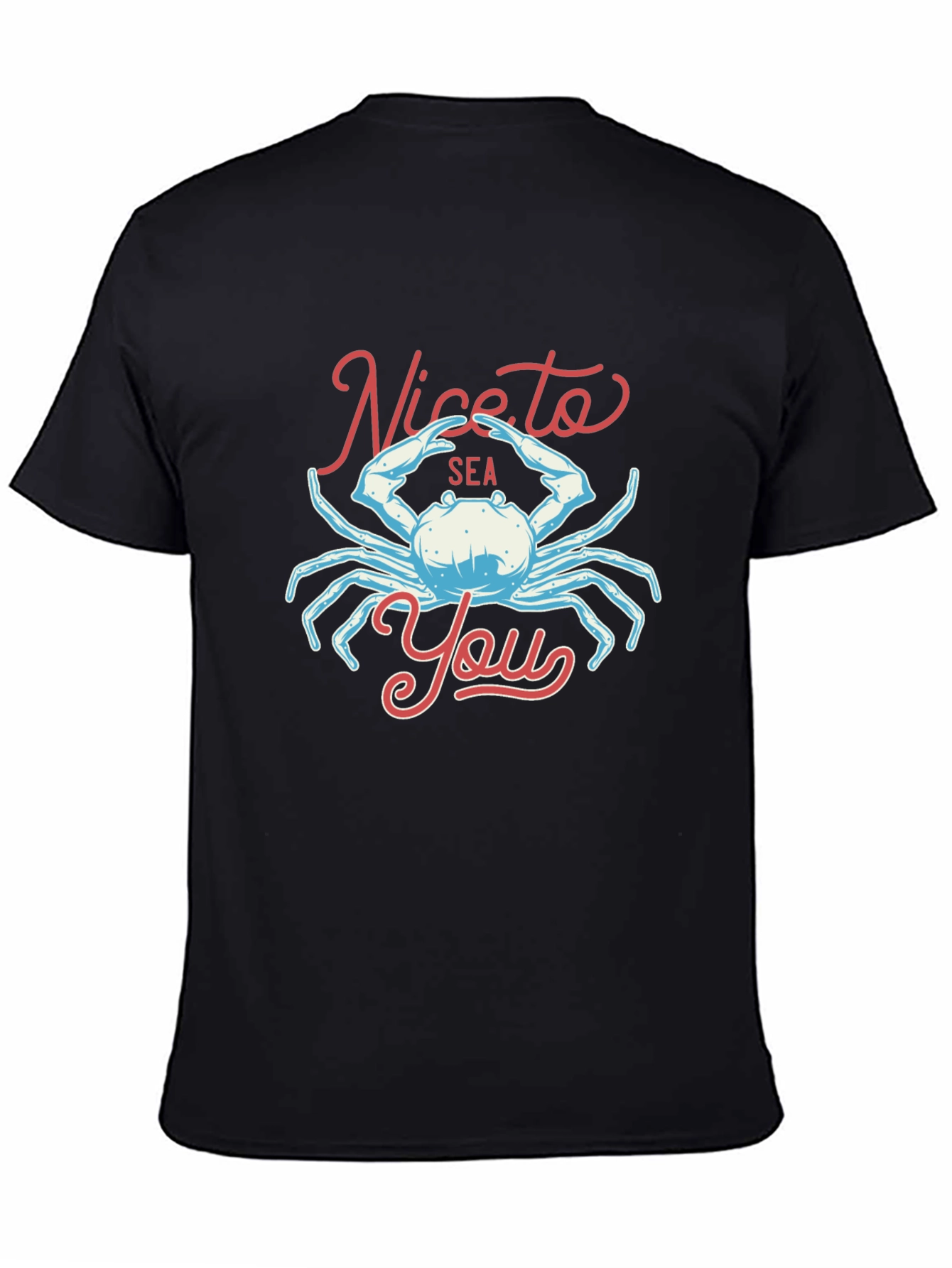 Nice to Sea You Crab Graphic T-Shirt