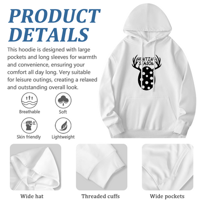 Hunting Season' Spotted Deer Graphic Hoodie