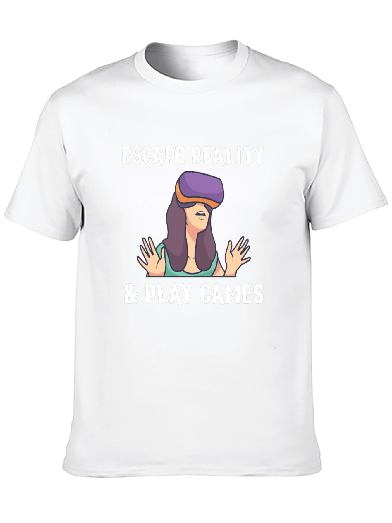Escape Reality Gamer T-Shirt - Black Cotton Tee