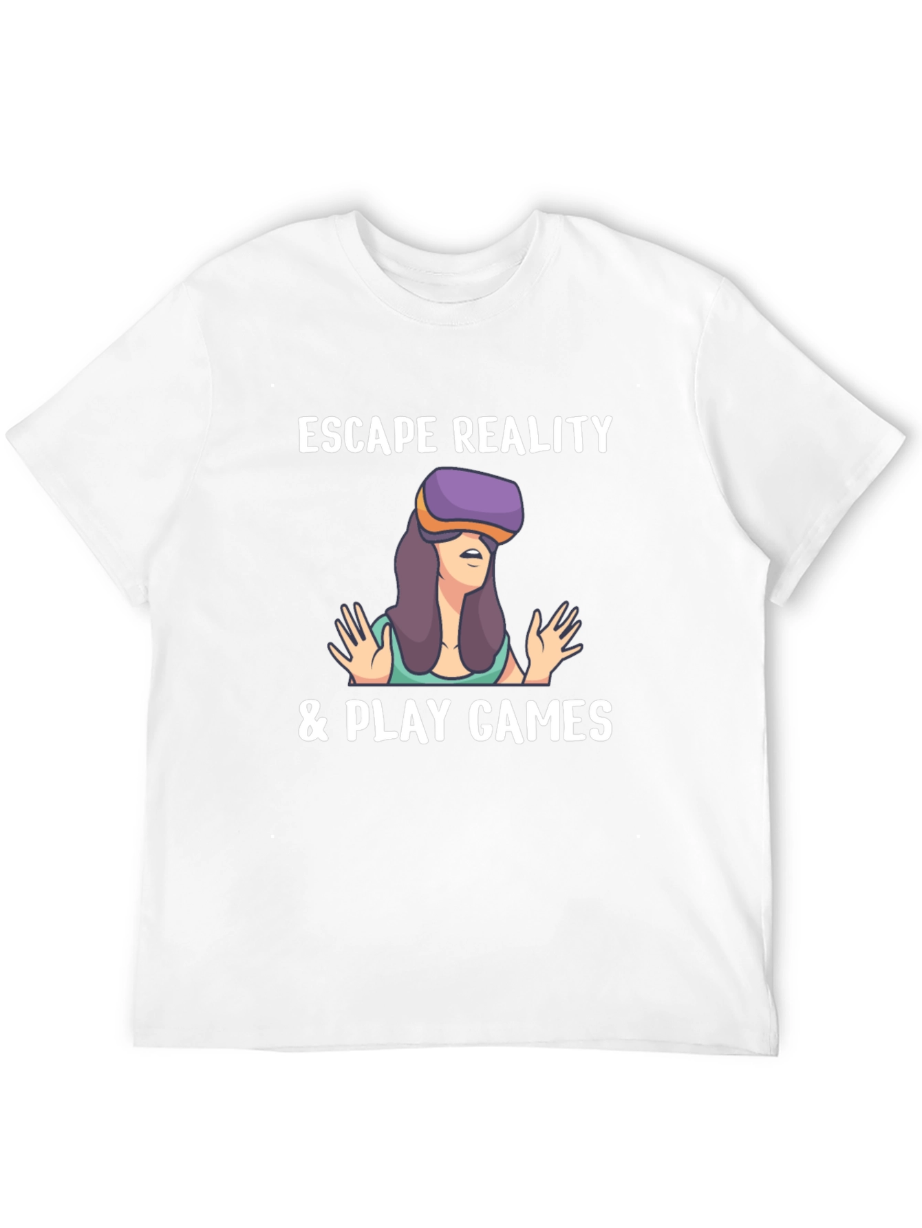 Escape Reality Gamer T-Shirt - Black Cotton Tee