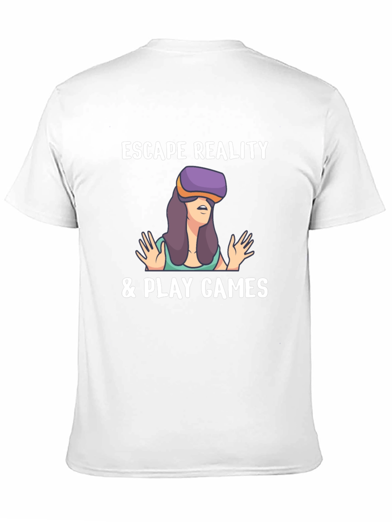 Escape Reality Gamer T-Shirt - Black Cotton Tee