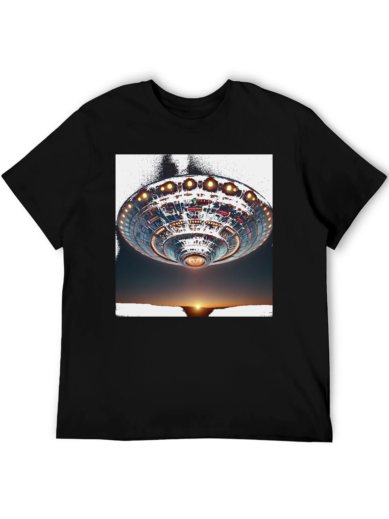 UFO Sunset Graphic Tee