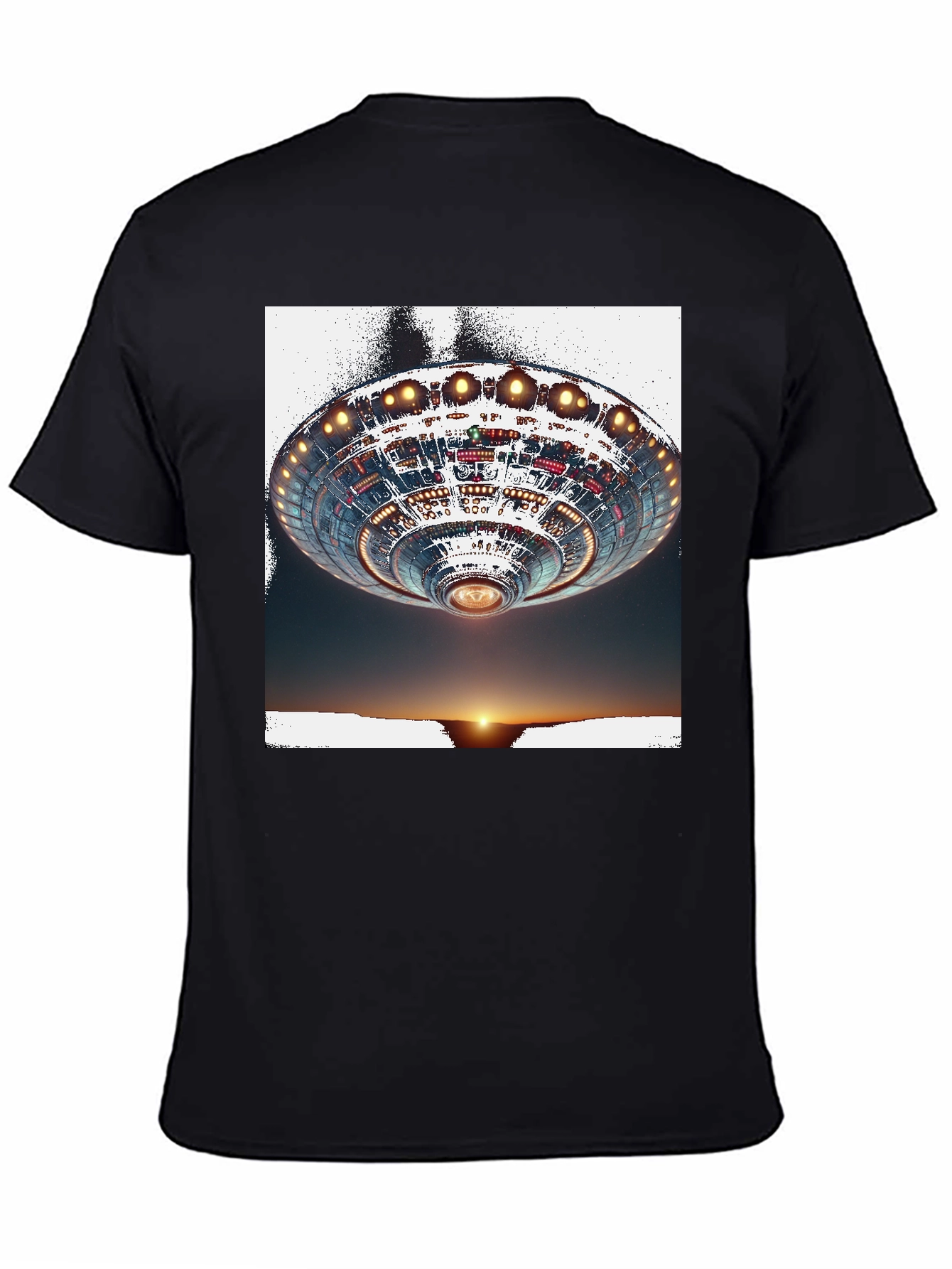 UFO Sunset Graphic Tee