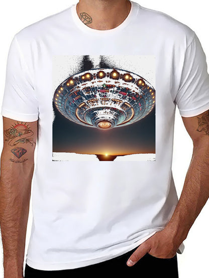 UFO Sunset Graphic Tee