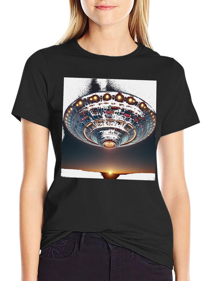 UFO Sunset Graphic Tee