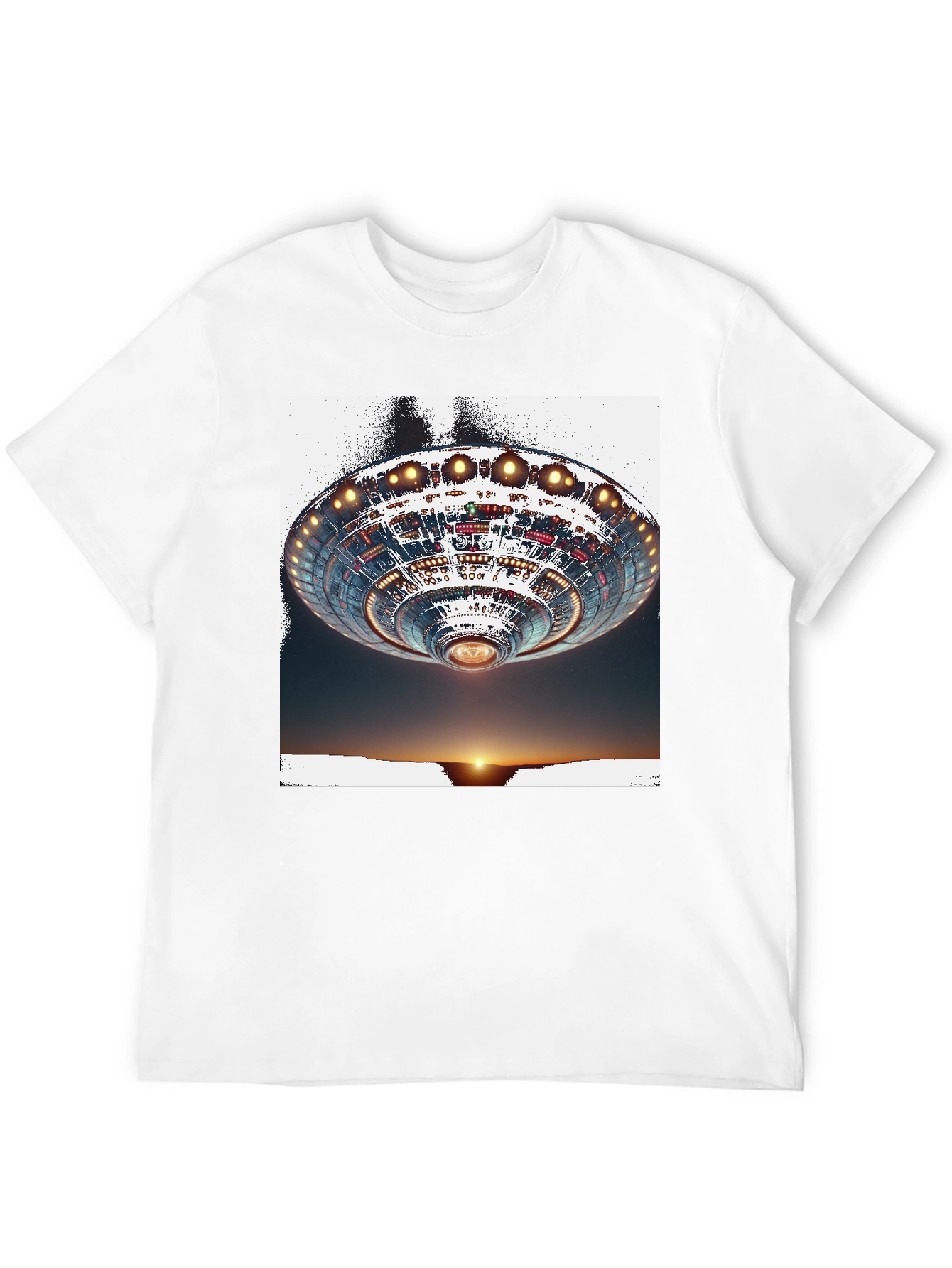 UFO Sunset Graphic Tee