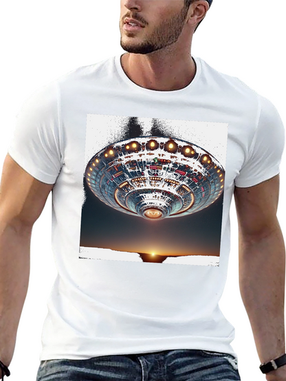UFO Sunset Graphic Tee