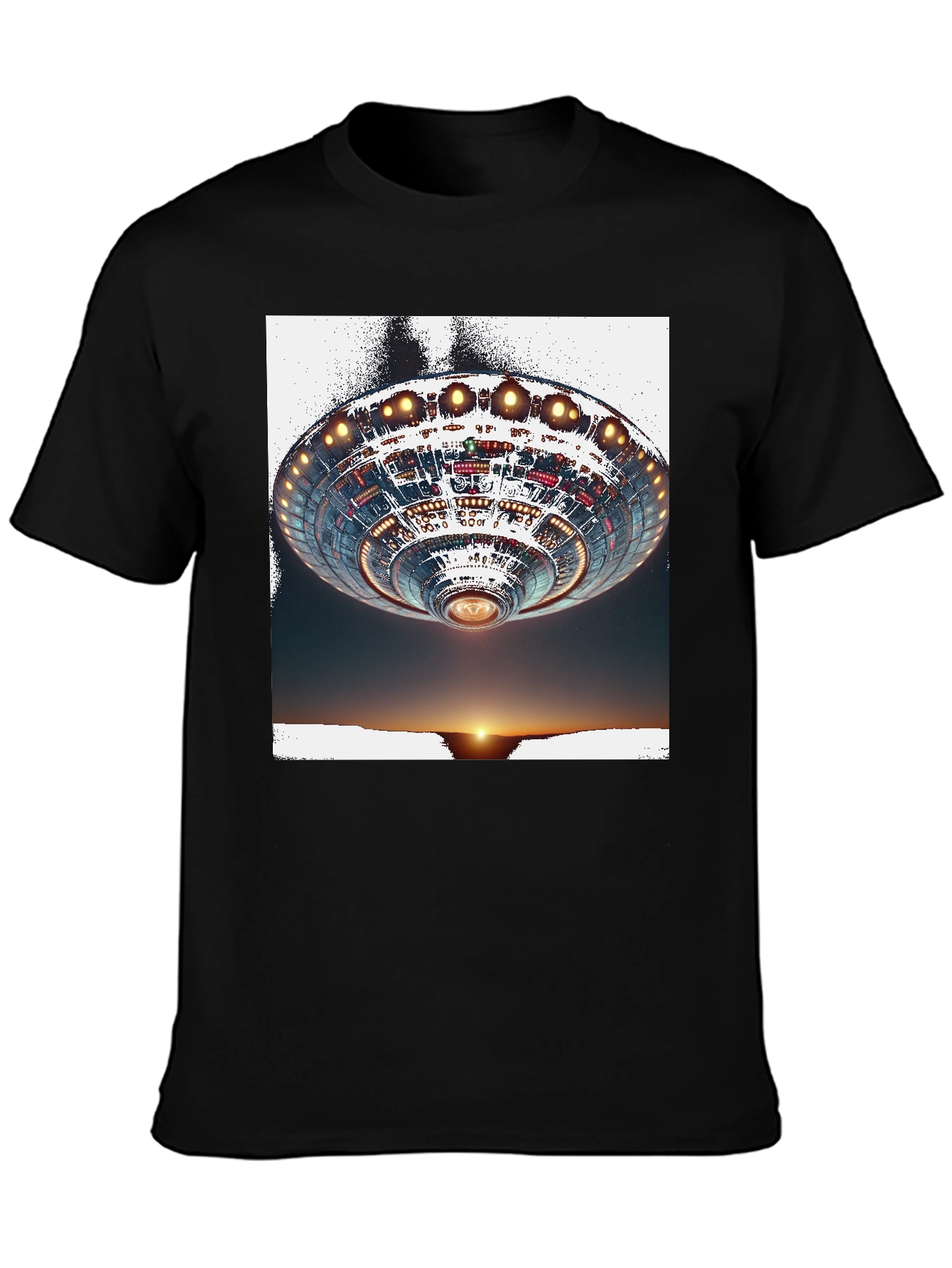 UFO Sunset Graphic Tee