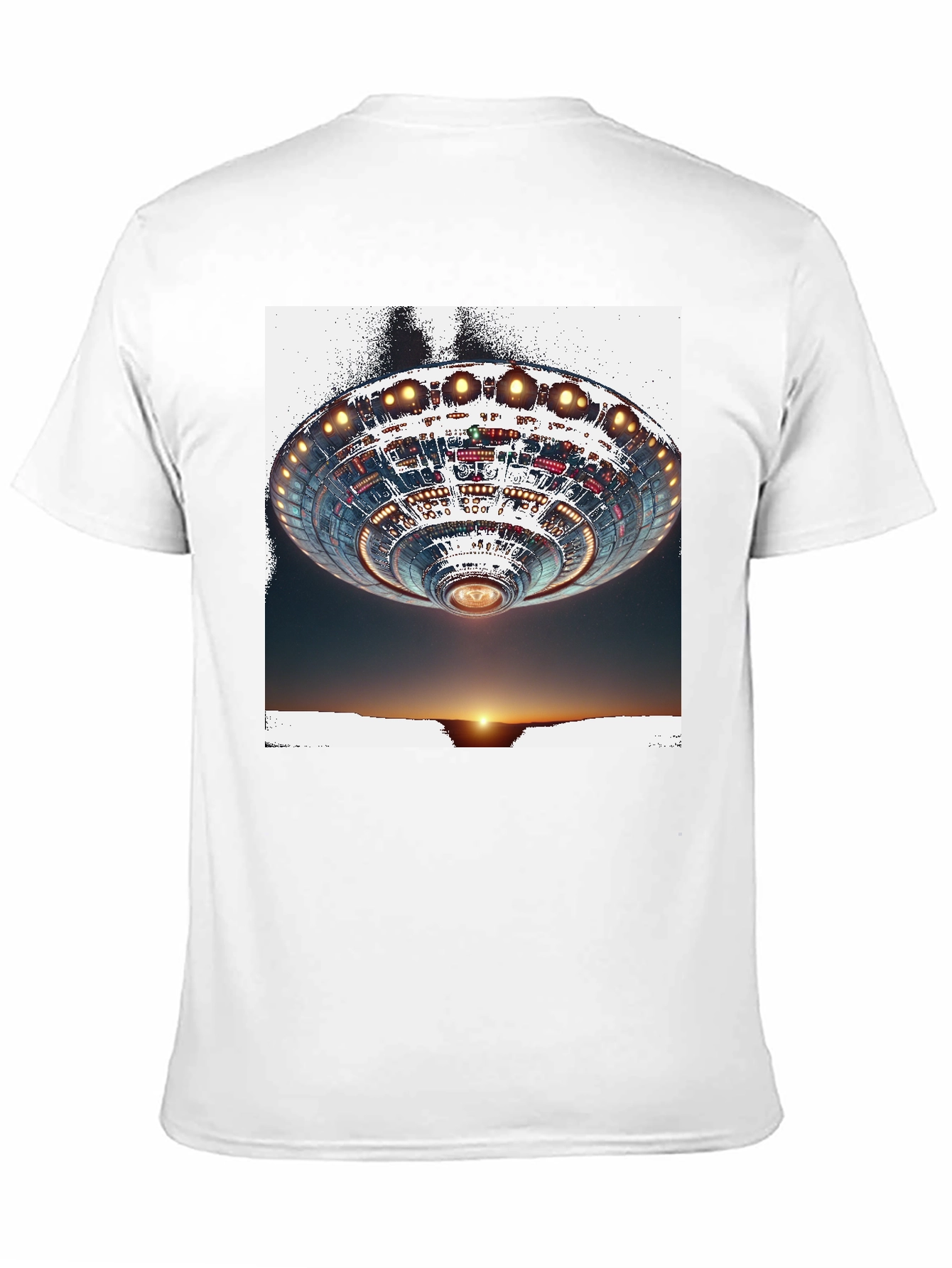 UFO Sunset Graphic Tee