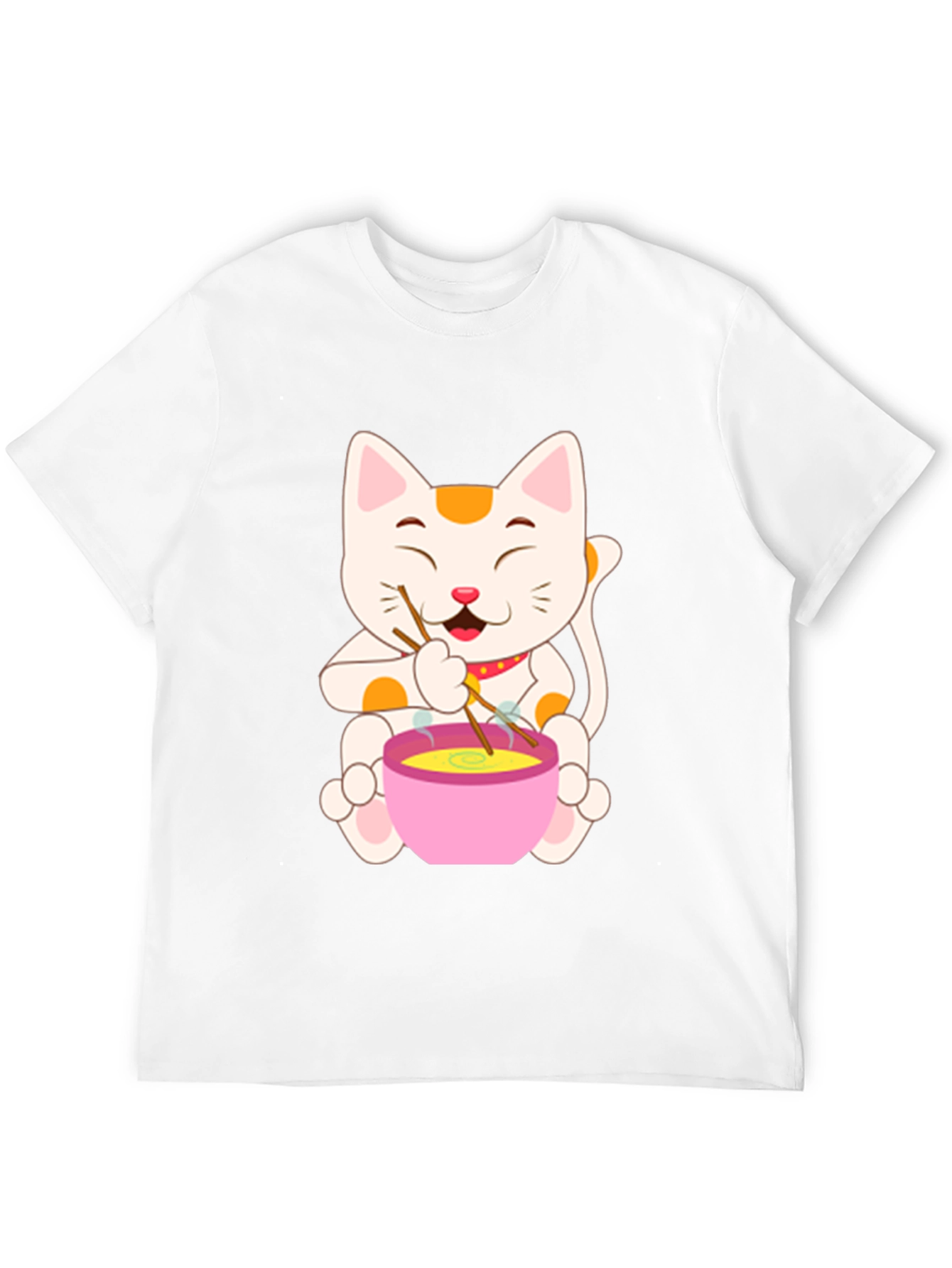 Lucky Cat Ramen T-Shirt - Unique Graphic Tee