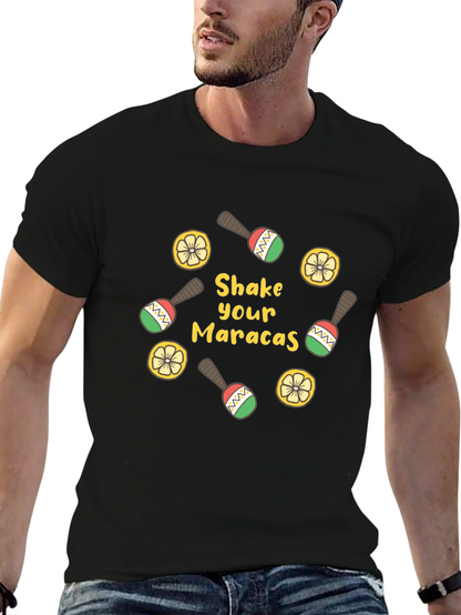 Shake Your Maracas Graphic Tee - Fun Fiesta Style
