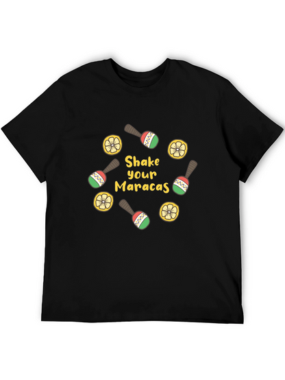Shake Your Maracas Graphic Tee - Fun Fiesta Style