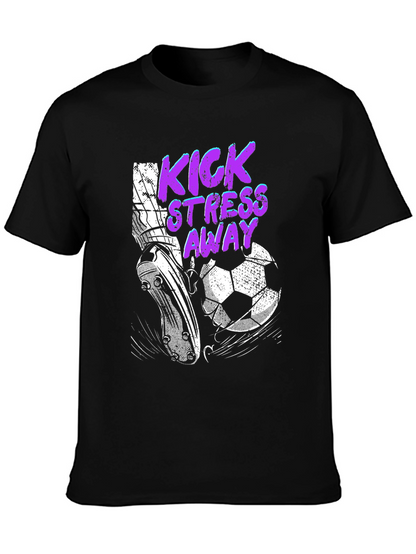 Kick Stress Away Soccer T-Shirt