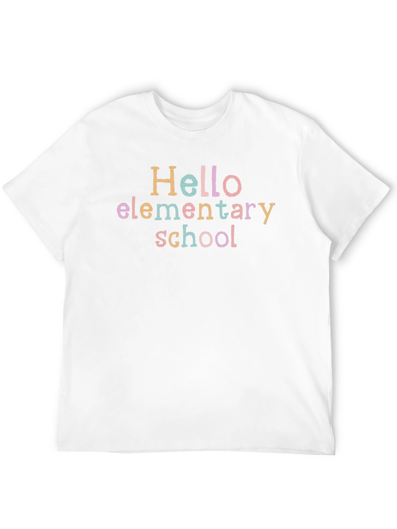 Hello Elementary School Black T-Shirt