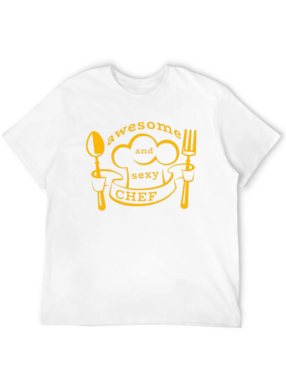 Awesome and Sexy Chef Black T-Shirt