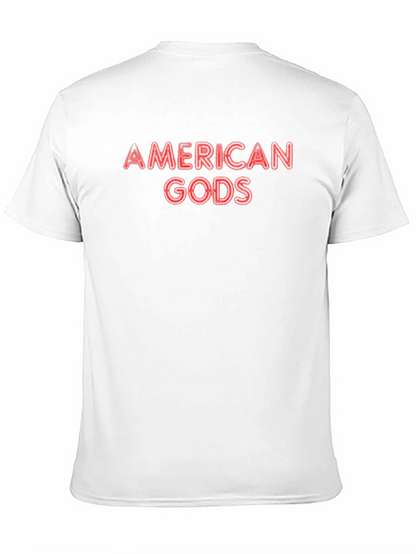 American Gods Neon Graphic Tee - Black