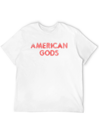 American Gods Neon Graphic Tee - Black