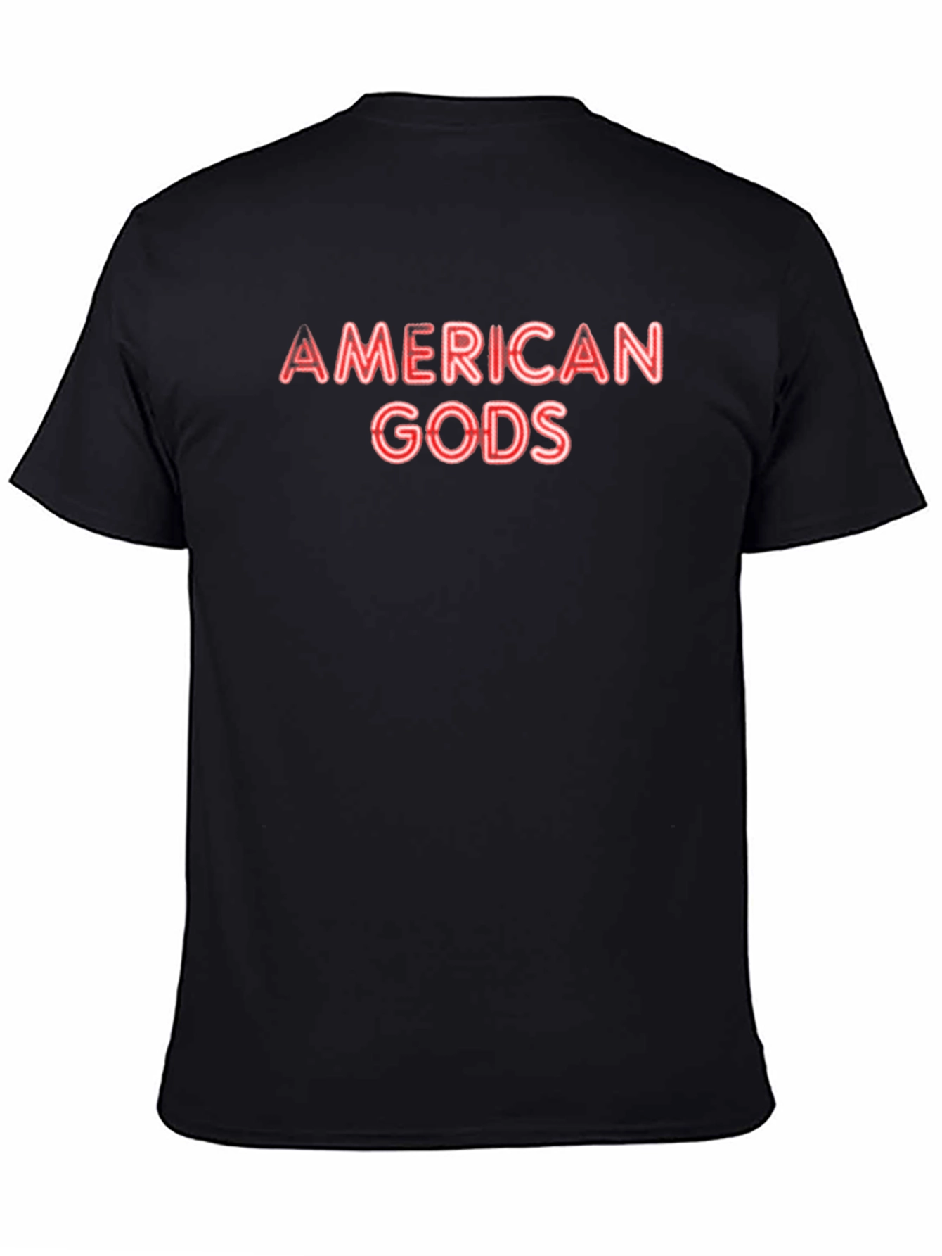 American Gods Neon Graphic Tee - Black