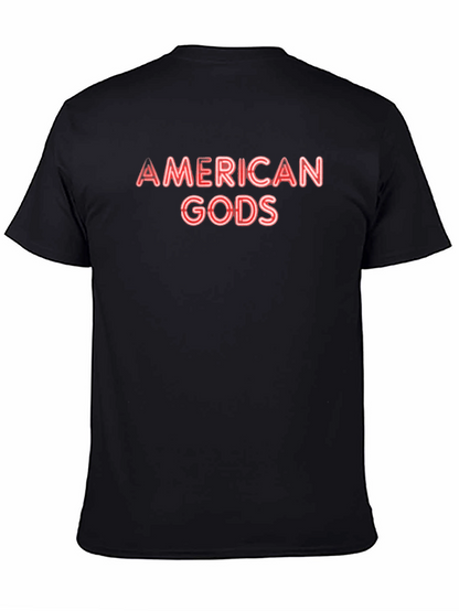 American Gods Neon Graphic Tee - Black