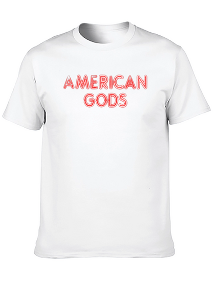 American Gods Neon Graphic Tee - Black