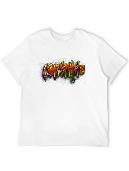 Graffiti Art Black Cotton Tee