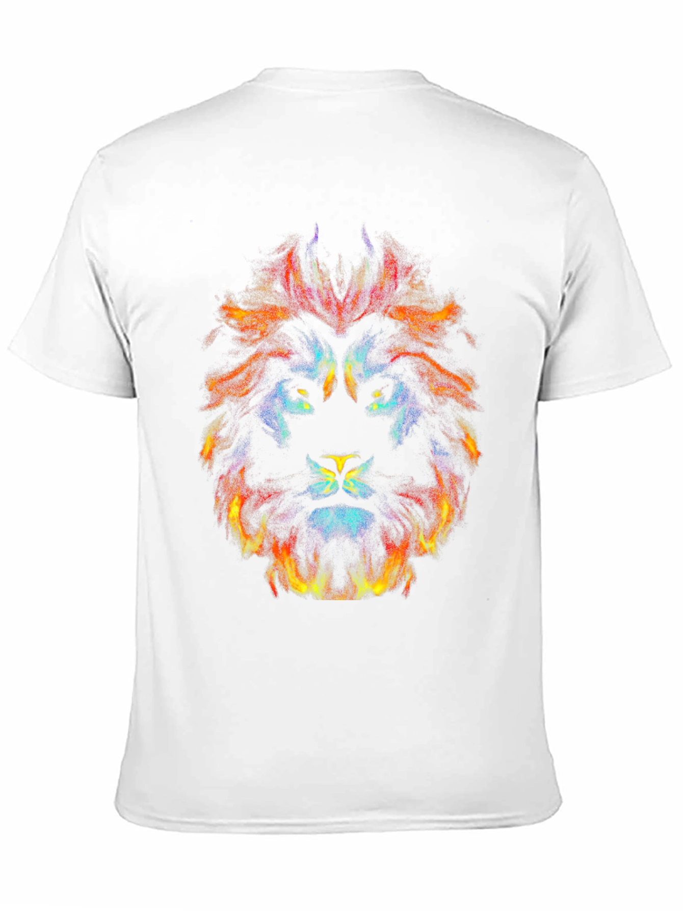 Abstract Lion Graphic Tee - Bold Statement Shirt