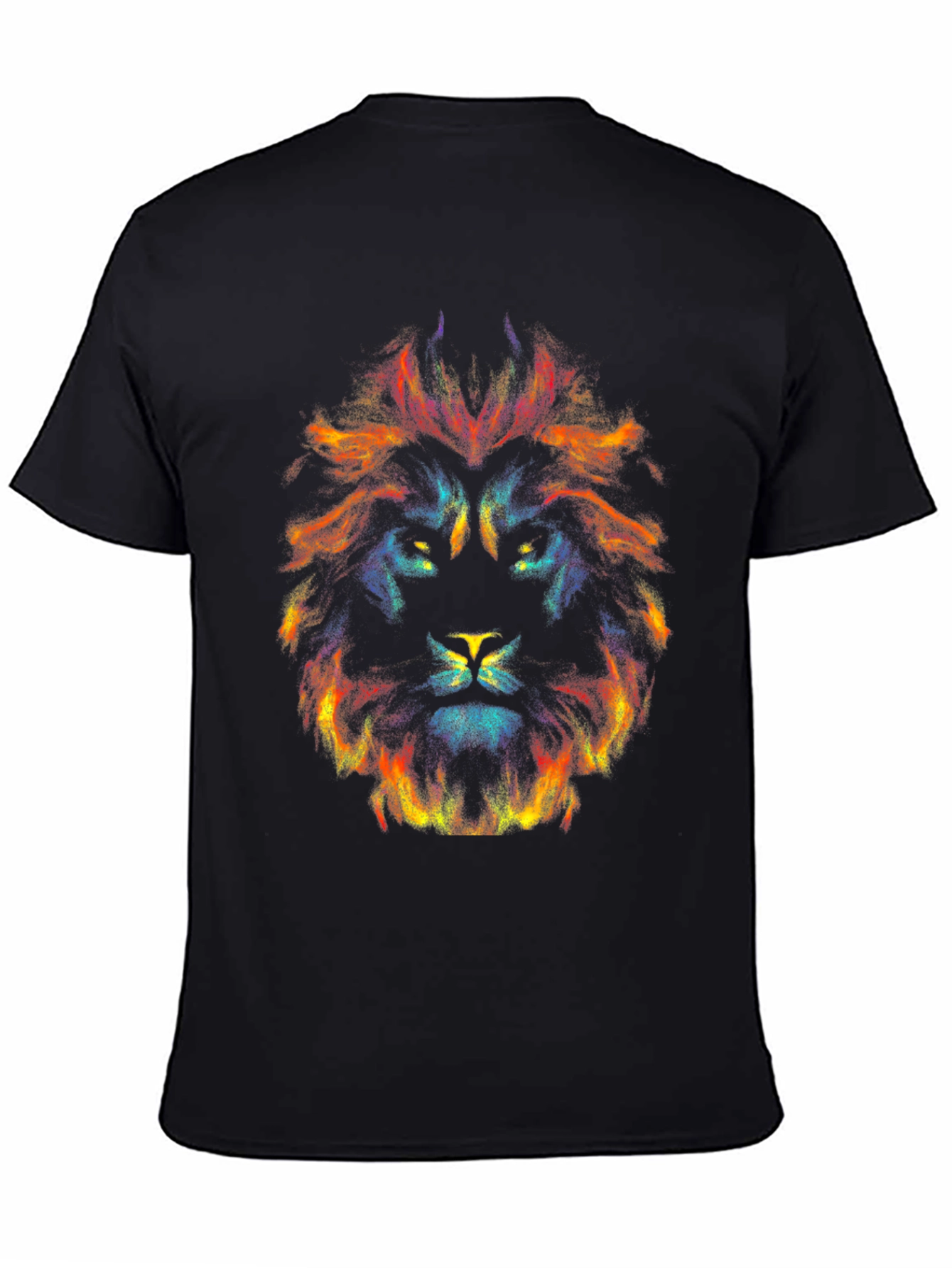 Abstract Lion Graphic Tee - Bold Statement Shirt