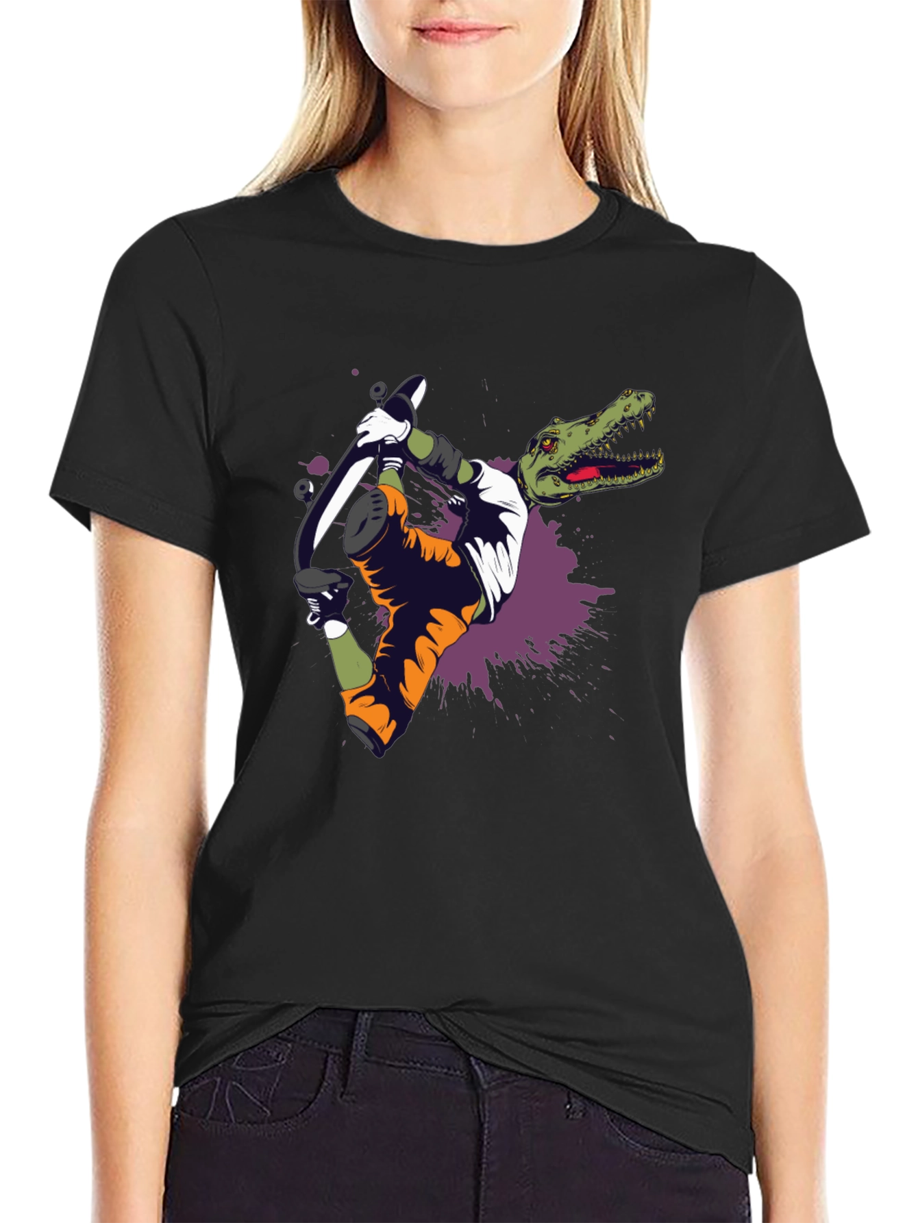 Dino Skater Graphic Tee
