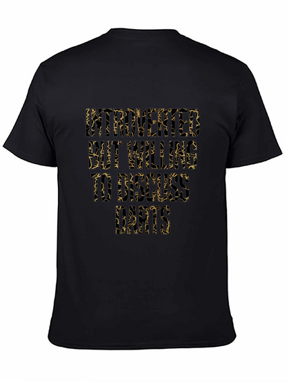 Introverted But Willing to Discuss Limits T-Shirt