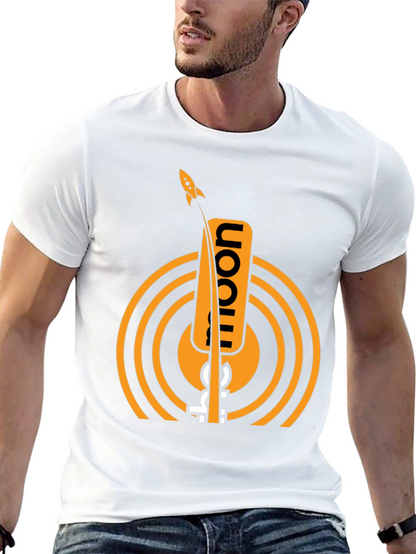 To the Moon Graphic Tee - Crypto Rocket Shirt