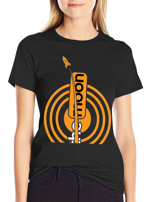 To the Moon Graphic Tee - Crypto Rocket Shirt
