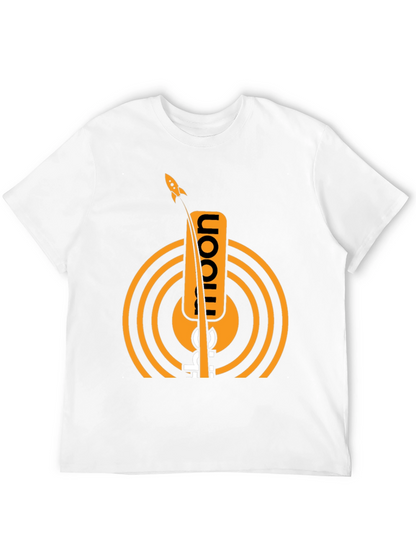 To the Moon Graphic Tee - Crypto Rocket Shirt
