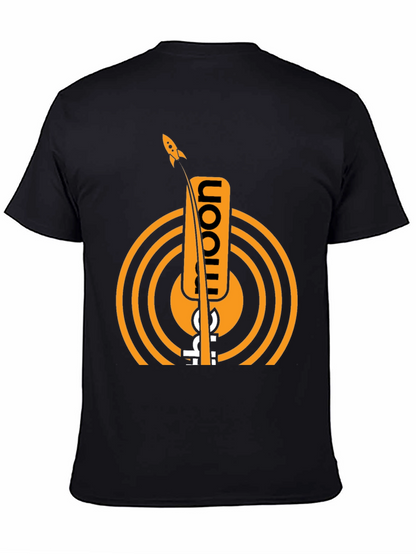 To the Moon Graphic Tee - Crypto Rocket Shirt