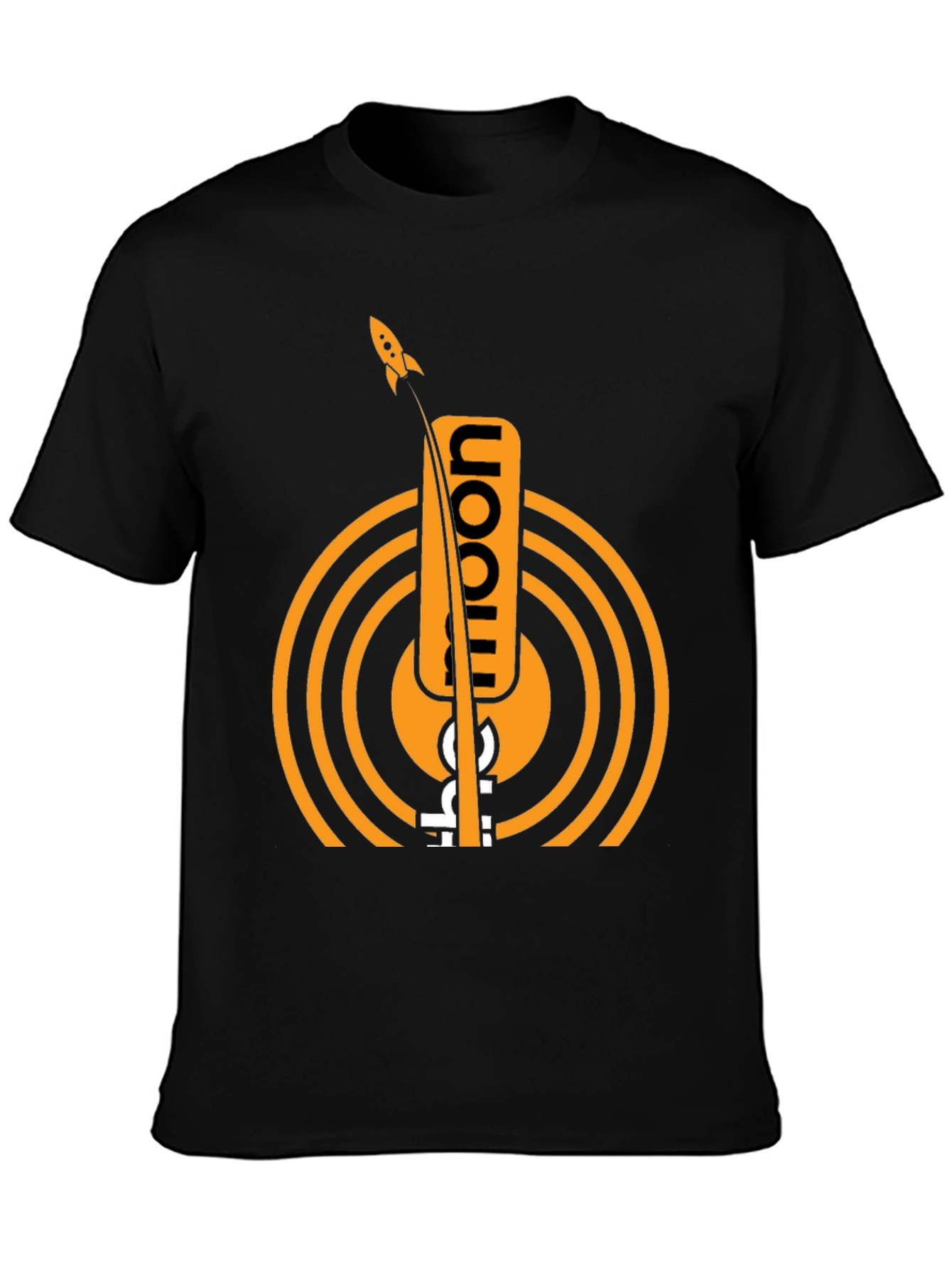 To the Moon Graphic Tee - Crypto Rocket Shirt