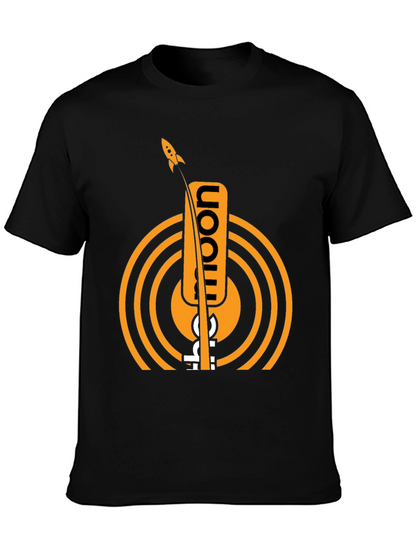 To the Moon Graphic Tee - Crypto Rocket Shirt