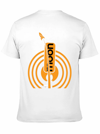 To the Moon Graphic Tee - Crypto Rocket Shirt